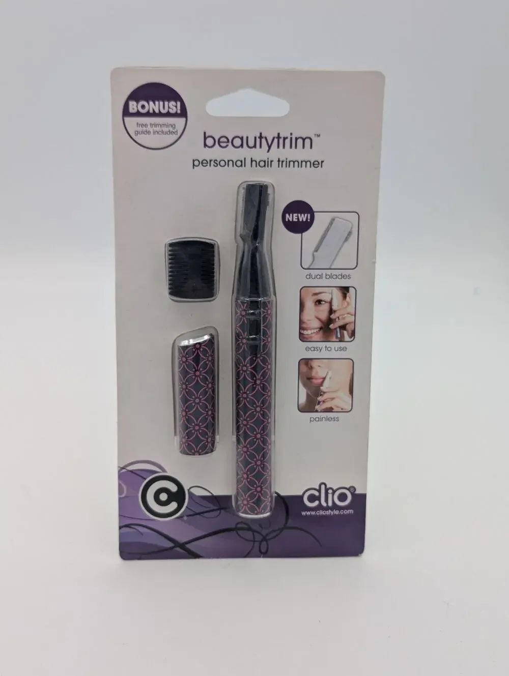 BeautyTrim Female Electric Hair Trimmer Battery-Operated Personal Shaver NIB
